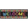 Ashley Productions® The Original Fun Mat™, Mat Runner, 15.5" x 47", Welcome Crayons