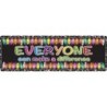 Ashley Productions® The Original Fun Mat™, Mat Runner, 15.5" x 47", Everyone Can make a Difference