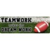 Ashley Productions® The Original Fun Mat™, Mat Runner, 15.5" x 47", Football Teamwork