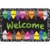 Ashley Productions® The Original Fun Mat™, Welcome Mat, 15.5" x 23.5", Welcome Crayons Composition