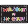 Ashley Productions® The Original Fun Mat™, Welcome Mat, 15.5x23.5 in, Welcome to 1st Grade