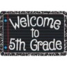 Ashley Productions® The Original Fun Mat™, Welcome Mat, 15.5x23.5 in, Welcome to 5th Grade