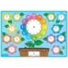 Ashley Productions® Smart Poly™ Learning Mat, 12" x 17", Double-Sided, Telling Time