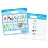 Ashley Productions® Smart Poly® Educational Activity Busy Board, Dry Erase with Marker, 10-3/4" x 10-3/4", Numbers 1 to 10