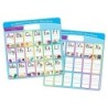 Ashley Productions® Smart Poly® Educational Activity Busy Board, Dry Erase with Marker, 10-3/4" x 10-3/4", ABC's Fill In