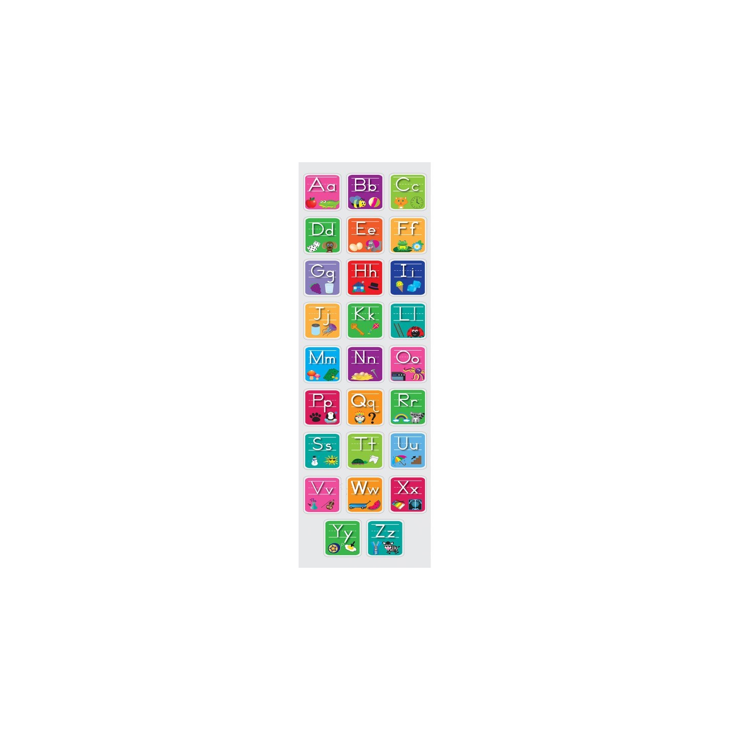 Ashley Productions® The Original Fun Mat™, Sensory Spots™, 4" Full English Alphabet Set, 26 Pieces