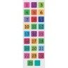 Ashley Productions® The Original Fun Mat™, Sensory Spots™, 4" Numbers 1-25, 26 pieces