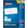 Avery® Easy Peel® Address Labels, Permanent Adhesive, 1" x 2-5/8", 3000 Labels
