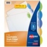 Avery® Insertable Style Edge™ Plastic Dividers, 5-Tab Set, Multicolor