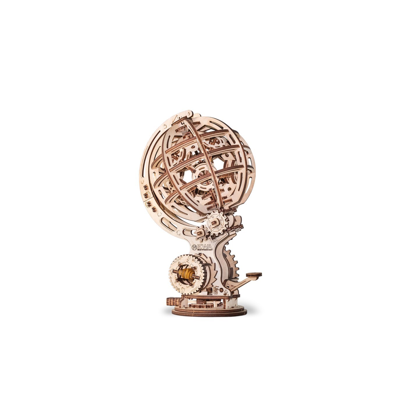 EWA Eco-Wood-Art Kinetic Globe 3D Wooden STEM Construction Kit