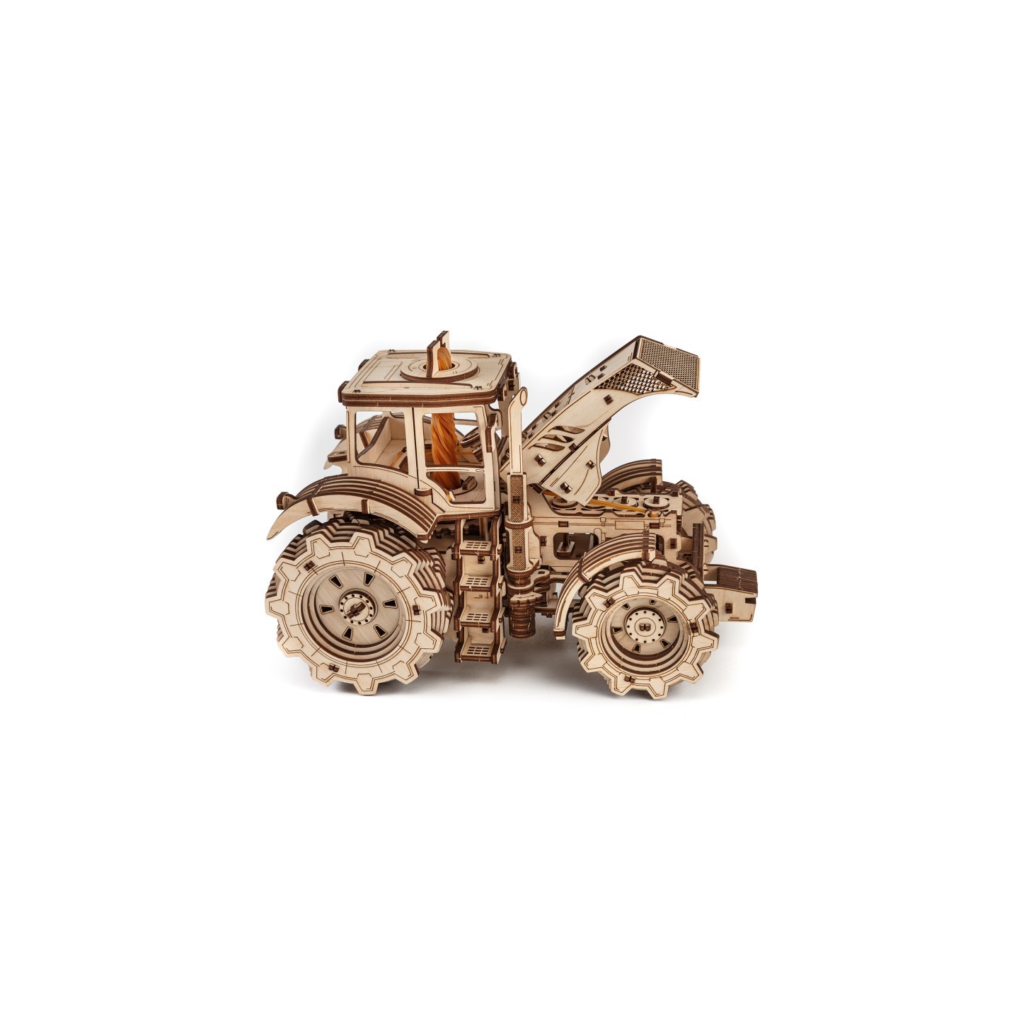 EWA Eco-Wood-Art Tractor 3D Wooden STEM Construction Kit