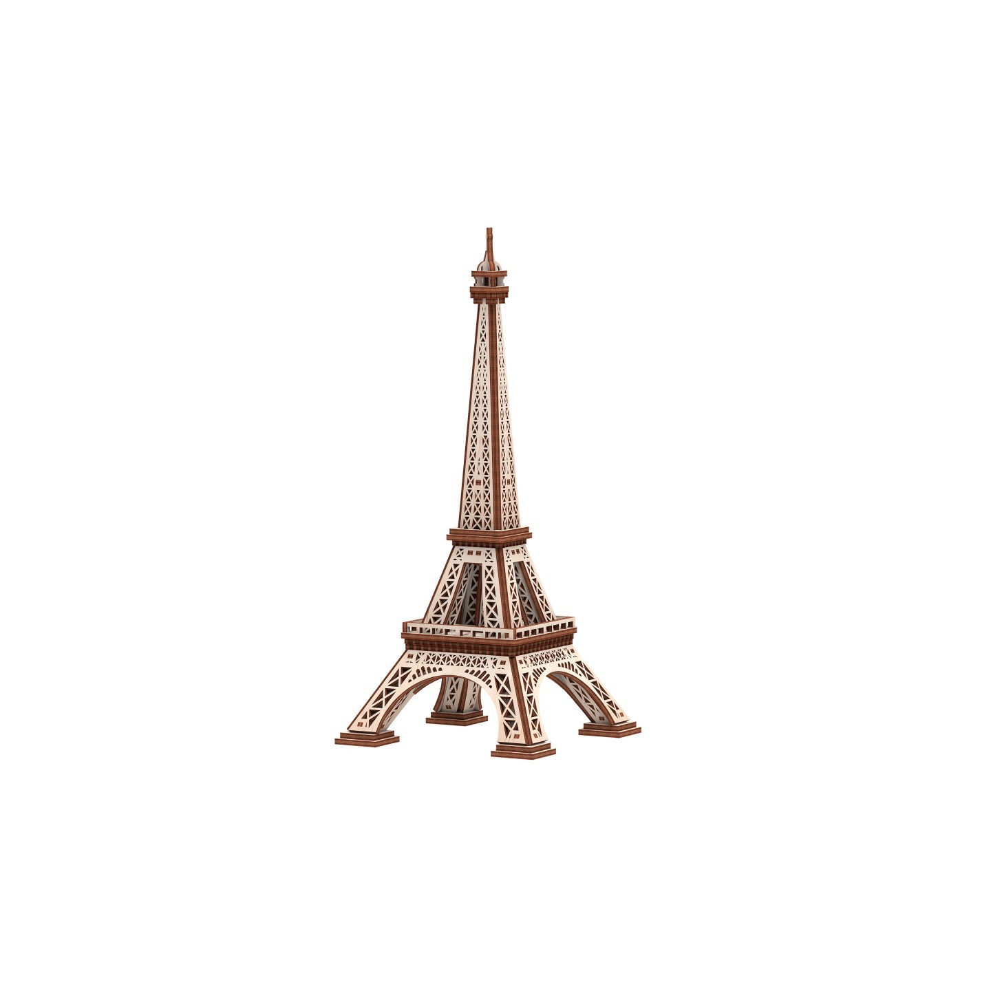 Mr.PLAYWOOD Eiffel Tower Wooden 3D Model, STEM Building Kit