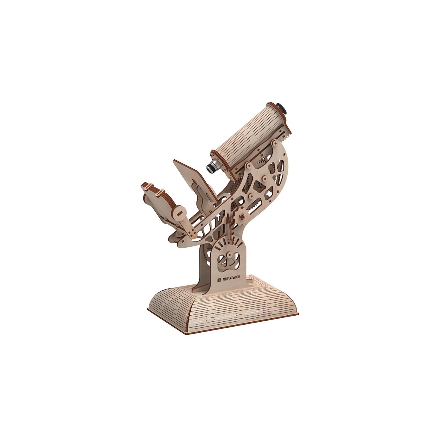 Mr.PLAYWOOD Microscope Mechanical Wooden 3D STEM Model