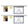Grip-a-Strip® Display Rail, 9 Inch, Satin, Medium Size, Pack of 2