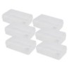 Advantus® Pencil Box Clear, Pack of 6