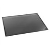 Artistic Desk Pad, Clear Overlay Lift-Top, Built-In Ruler, Black, 19x24 in