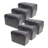 Innovative Storage Designs Black Index Card Holder, 3" x 5", Pack of 6