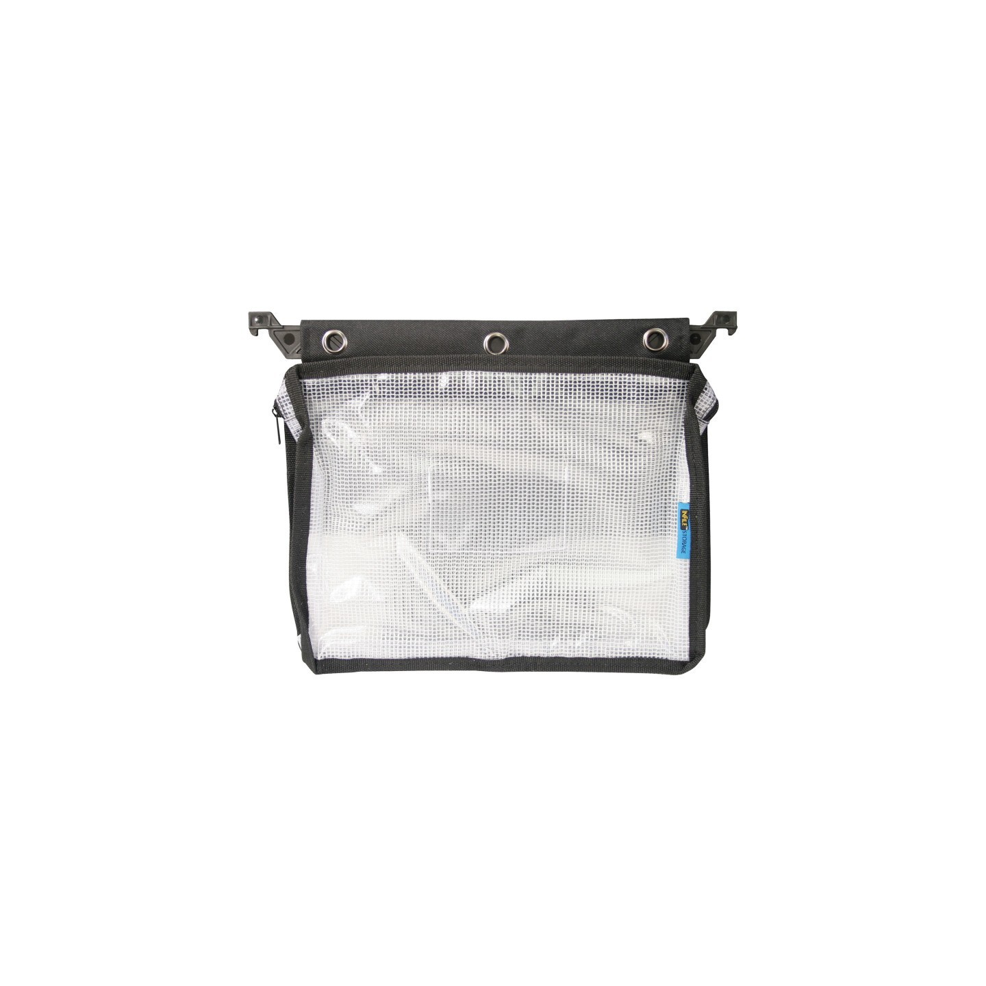 Innovative Storage Designs Expanding Zipper Pouch, Clear Mesh