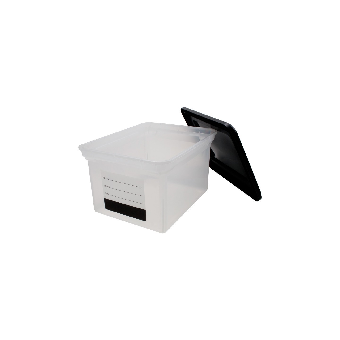 Innovative Storage Designs File Tote with Contents Label