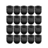 Advantus® Wall Clips For Fabric Panels, Black, 40 Sheet Capacity, Pack of 20