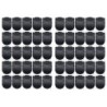 Advantus® Wall Clips For Fabric Panels, Black, 40 Sheet Capacity, Pack of 50