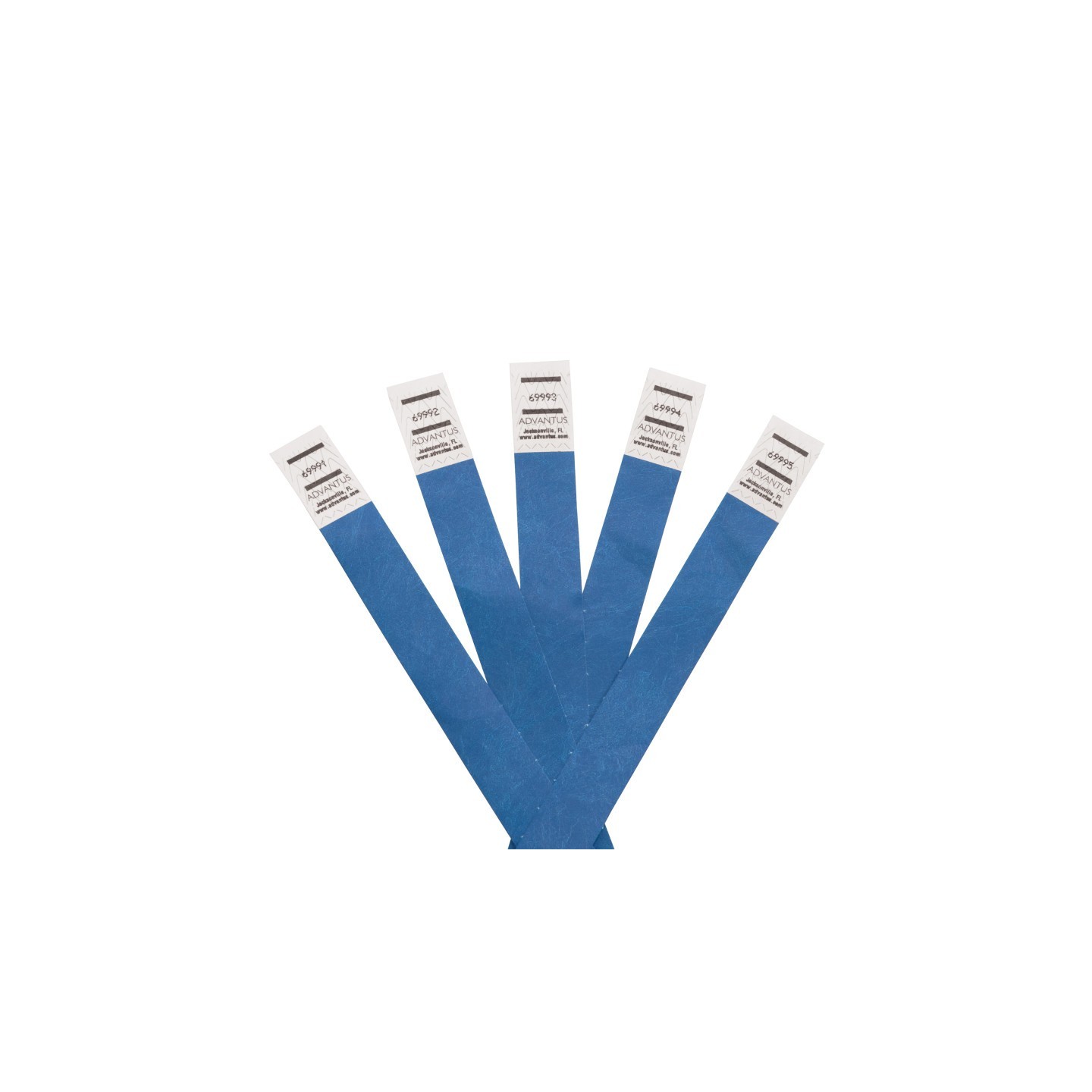 Advantus® Tyvek® Wristbands Blue, Pack of 500