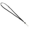 Advantus® Deluxe Lanyard with J-Hook, Black, Box of 100