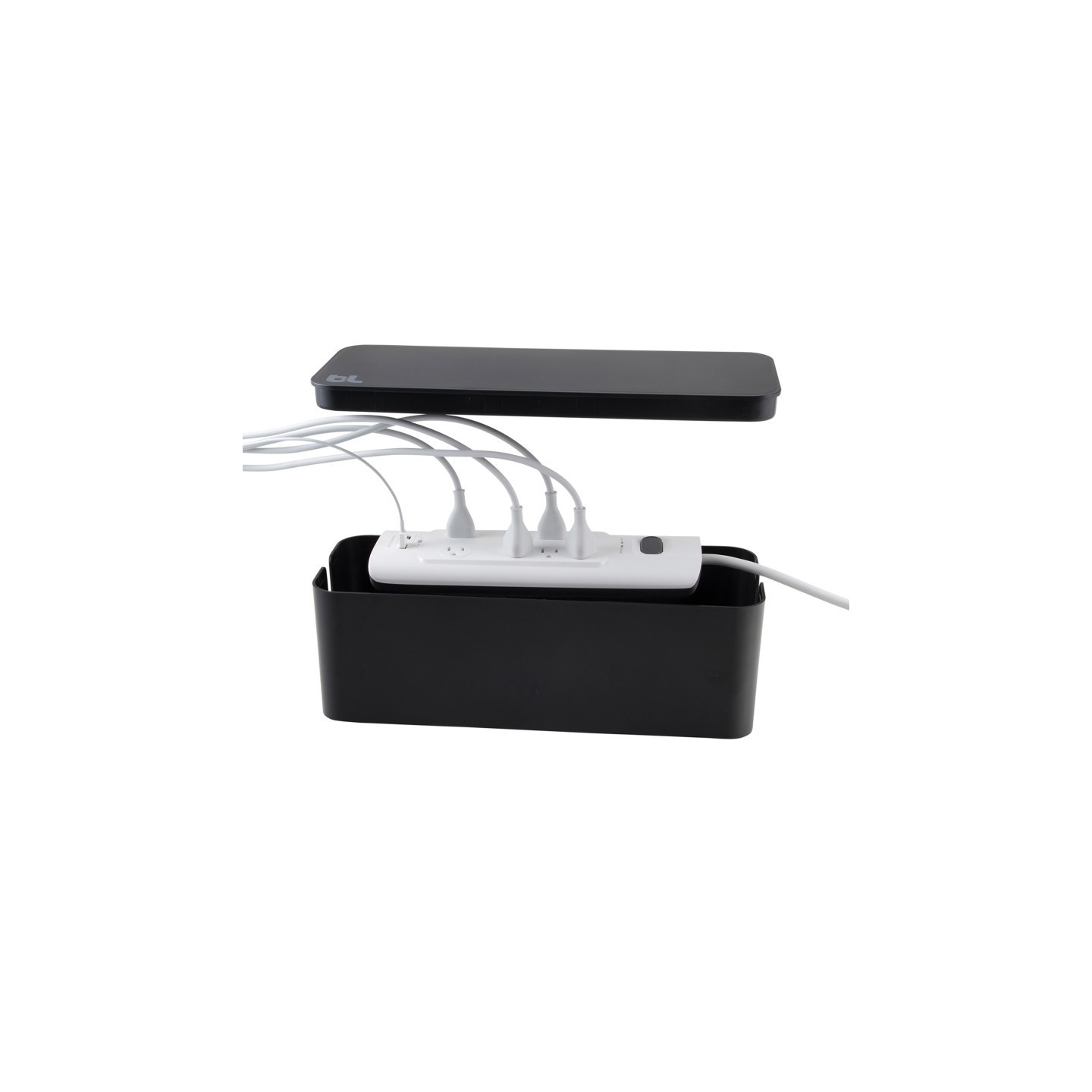 Bluelounge® Cablebox Cord Management Box, Black