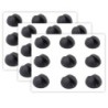 Bluelounge® Cabledrop Minis Cord Management, Black, 9 Per Pack, 3 Packs