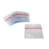 SICURIX Zip Closure Sealable ID Badge Holders, Horizontal, Clear, Pack of 50