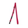 SICURIX Breakaway Plastic Hook Lanyard, Red, Pack of 10