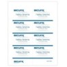 SICURIX Printable Badge Inserts, 3-1/2" x 2-1/4", Pack of 56