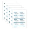 SICURIX Printable Badge Inserts, 3-1/2" x 2-1/4", 56 Per Pack, 5 Packs