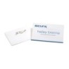SICURIX Pin Style ID Badge Holder Kit with Printable Inserts, 3-1/2" x 2-1/4", Pack of 100