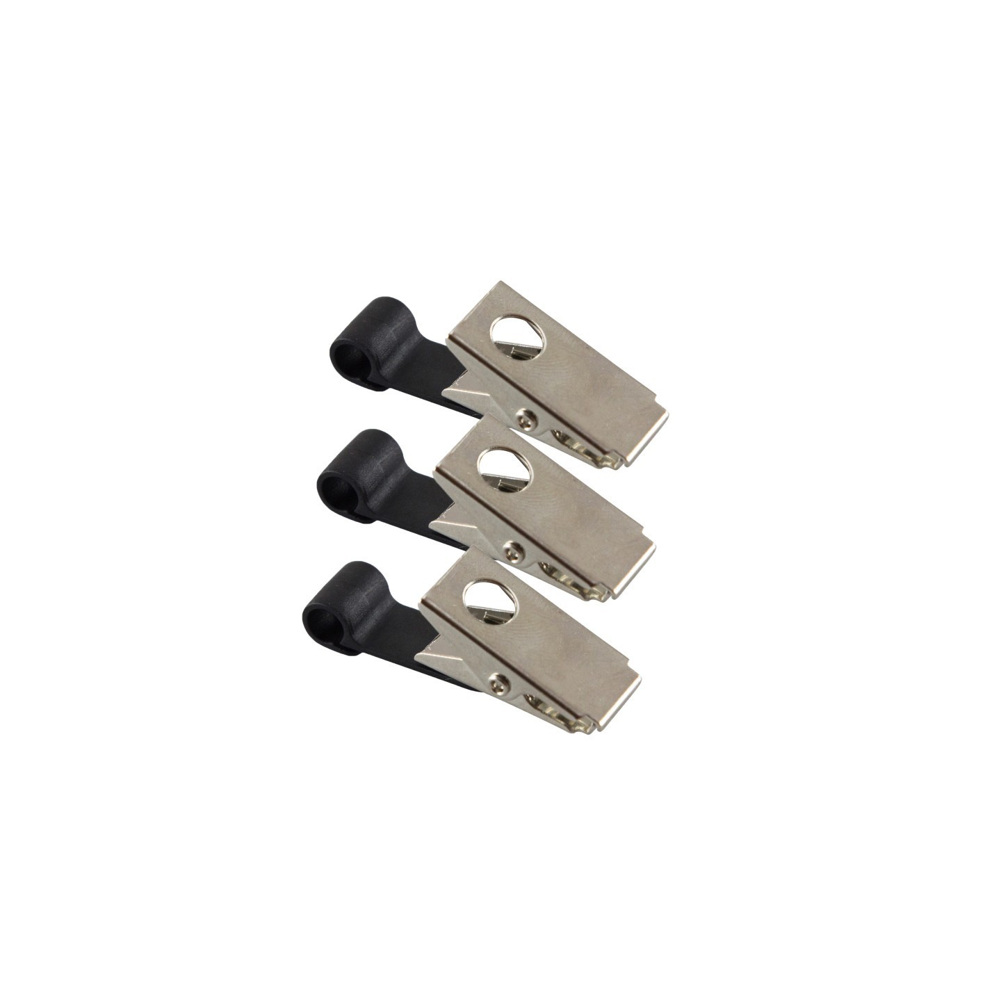 SICURIX Badge Clip, Low Profile, 25 Per Pack, 3 Packs