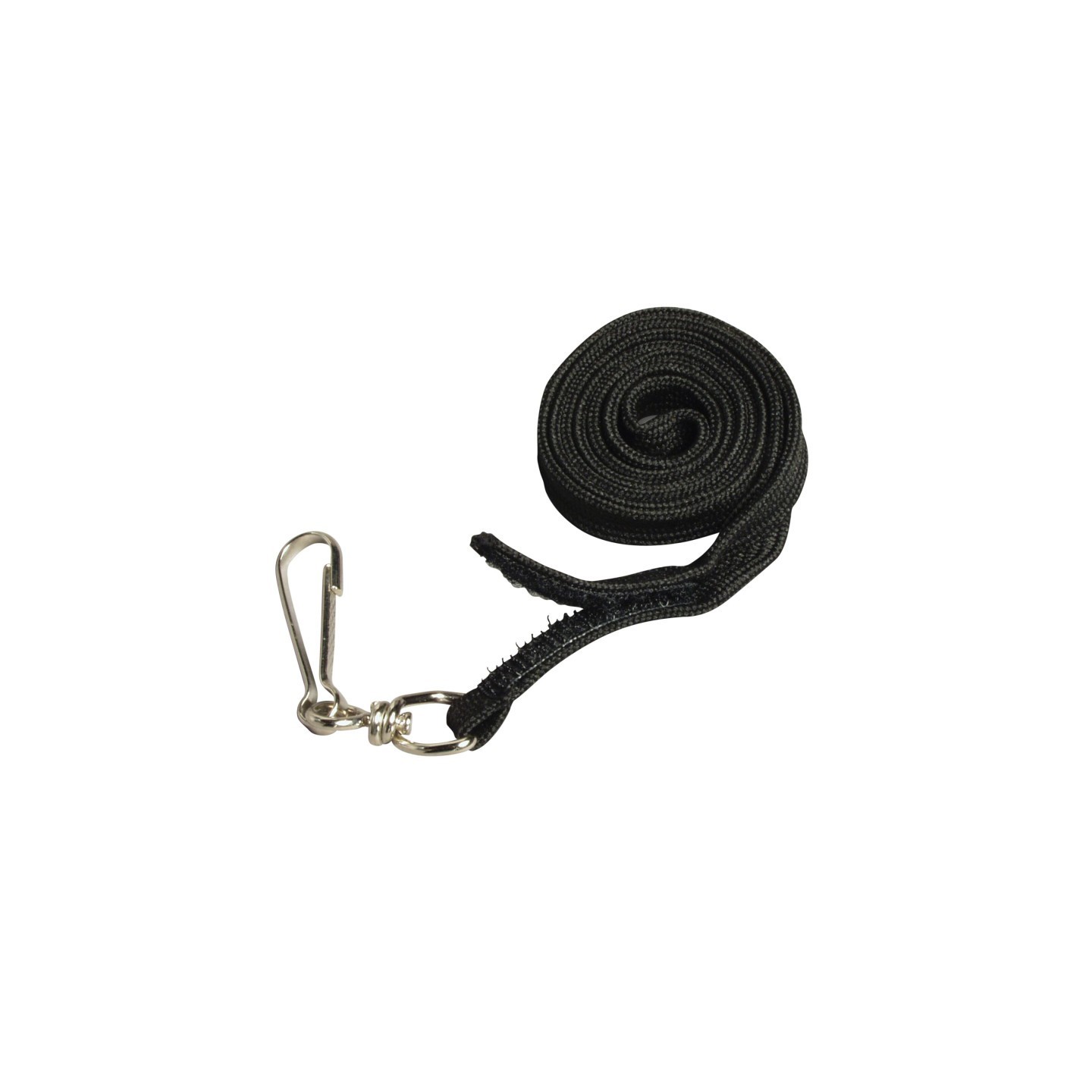 SICURIX Hook & Loop Breakaway Safety Lanyard, Flat Style, Black