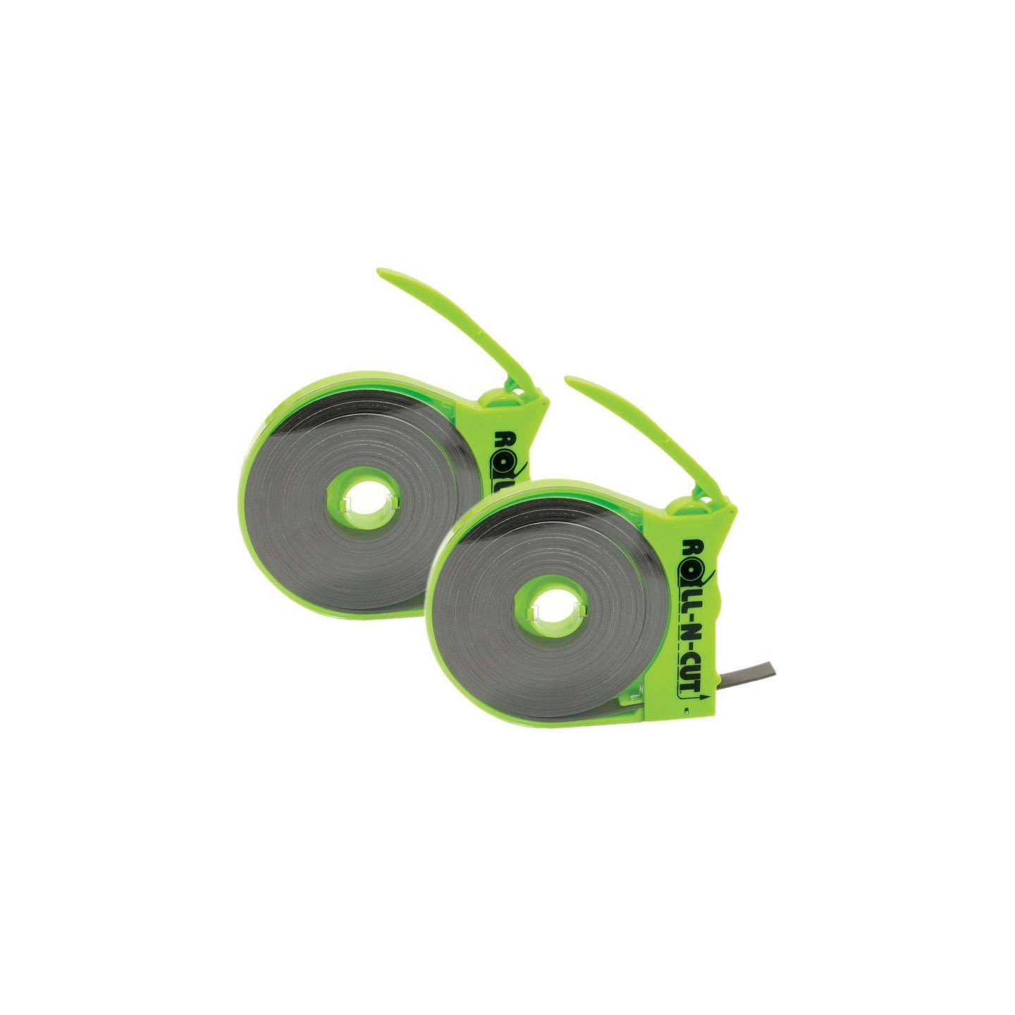 Zeüs Magnetic Tape with Self Cutting Dispenser, 0.5" x 15', Pack of 2