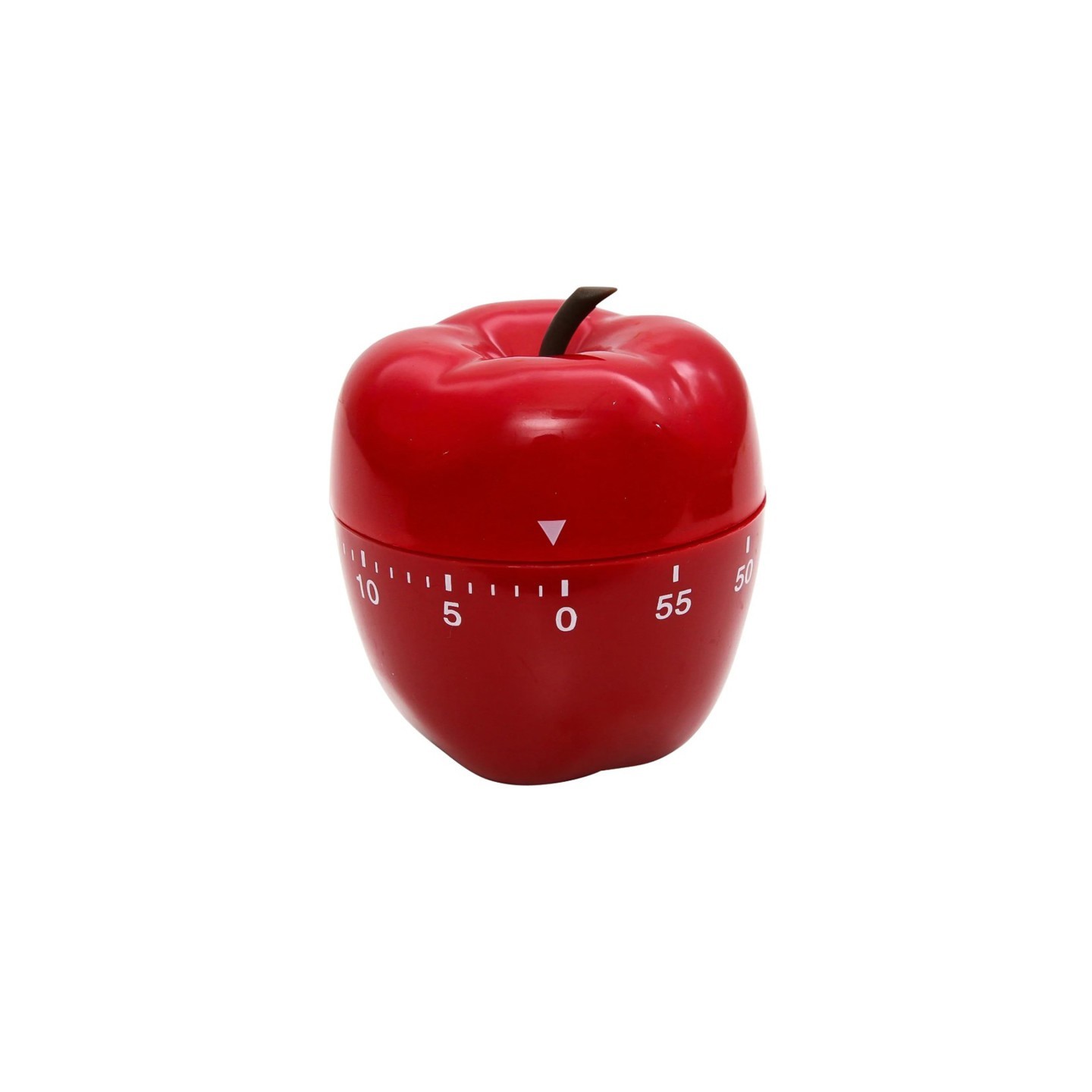 Baumgartens Apple-Shaped Timer, 0-60 Minutes, Red
