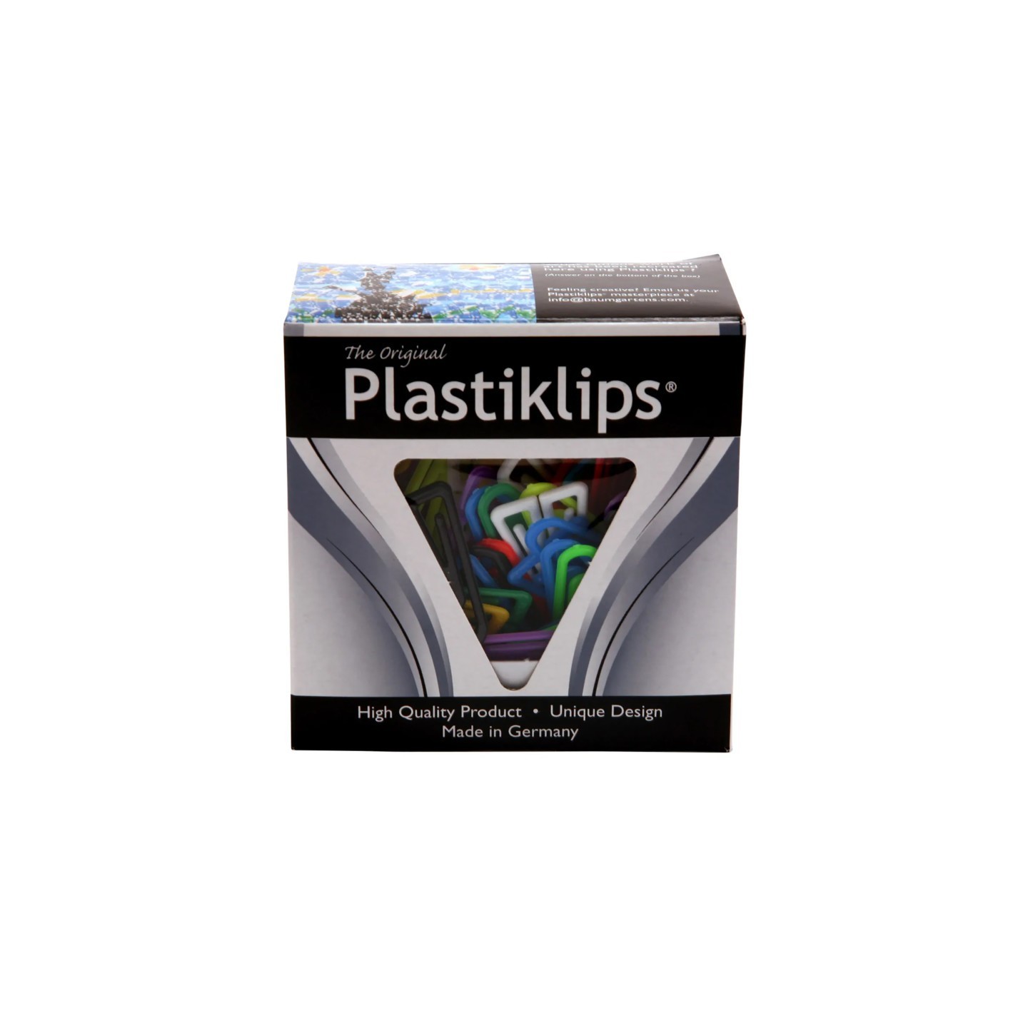 Plastiklips Paper Clips, Large Size, Assorted Colors, Pack of 200