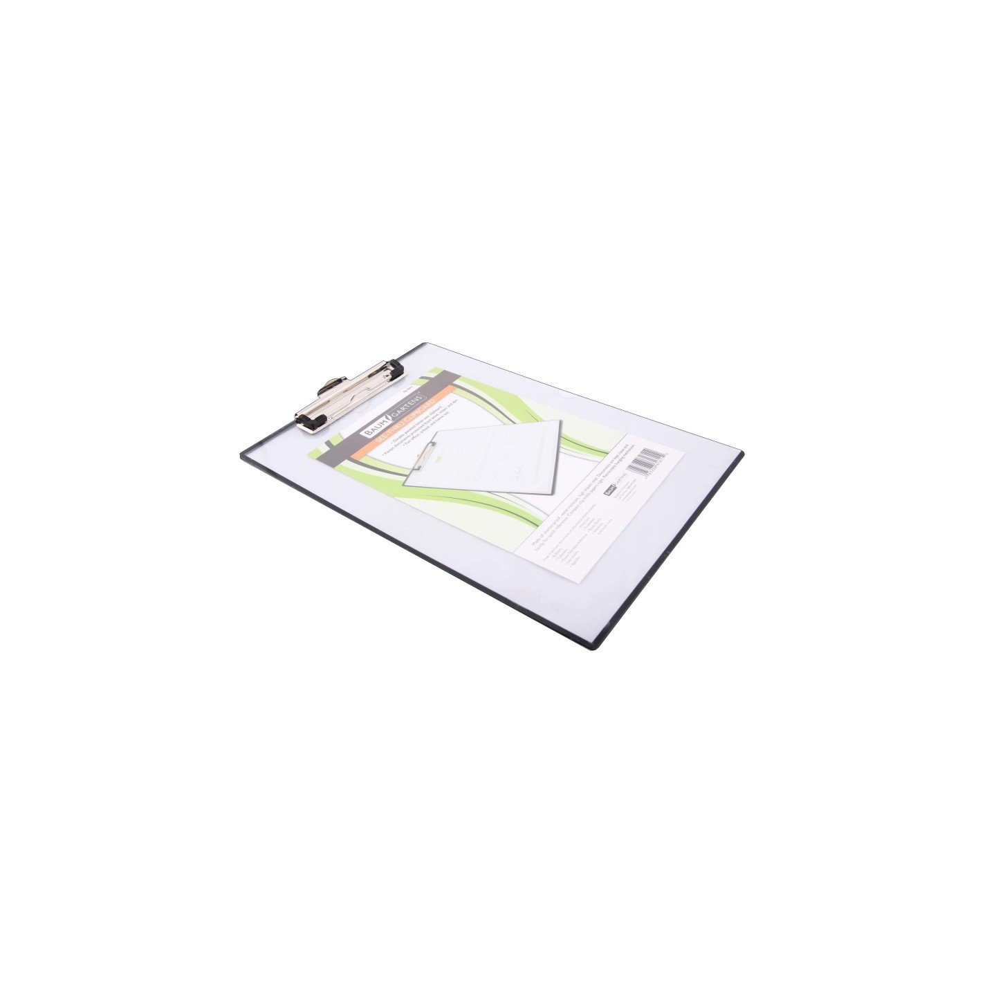 Mobile OPS Unbreakable Quick Reference Clipboard with Dry Eraseable Transparent Protective Cover, Clear