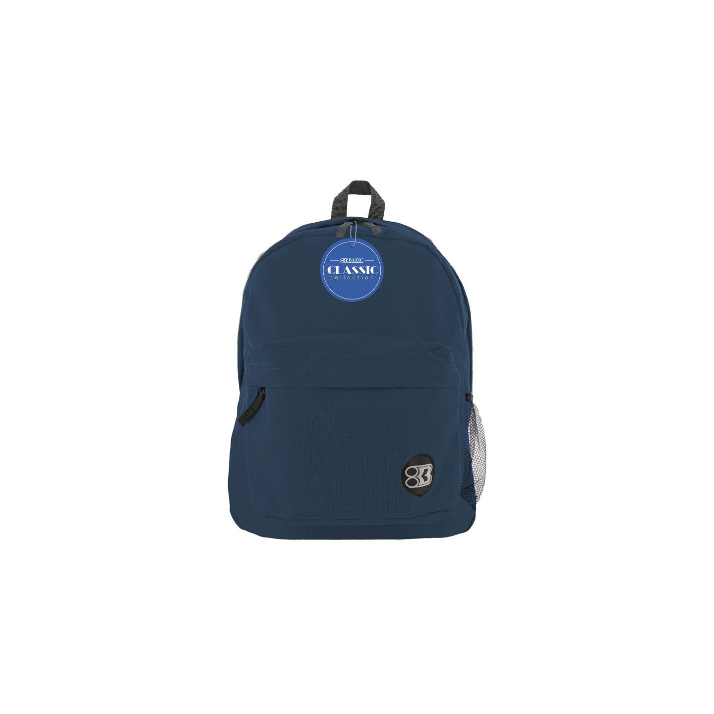 BAZIC Products® 17" Classic Backpack, Navy Blue