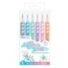BAZIC Products® Brush Markers, 6 Pastel Colors