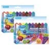 BAZIC Products® Washable Fruit Scented Markers, Chisel Tip, 10 Per Pack, 2 Packs