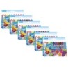 BAZIC Products® Washable Markers, Scented, 10 Colors Per Pack, 6 Packs