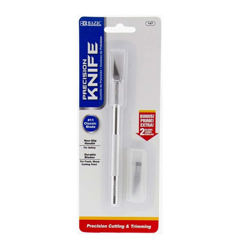 BAZIC Products® Precision Knife with Replacement Blades