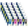BAZIC Products® Dual Blade Square Sharpener with Receptacle & Round Receptacle Sharpener, Assorted Colors, 2 Per Pack, 24 Packs