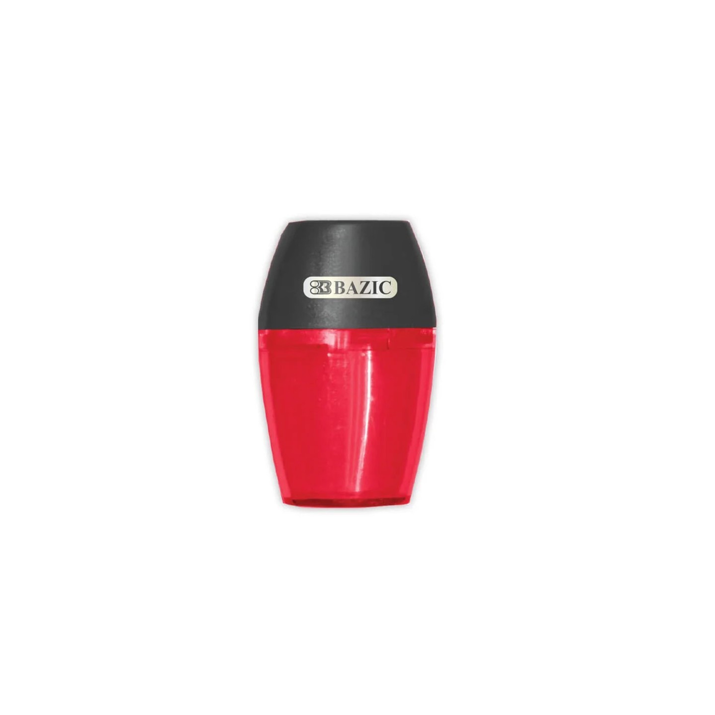 BAZIC Products® Axel Sharpener with Receptacle, Assorted Colors, 1 Count