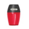 BAZIC Products® Axel Sharpener with Receptacle, Assorted Colors, 1 Count