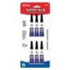 BAZIC Products® Super Glue, 0.10 oz (3g), Pack of 6