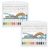 BAZIC Products® Washable Silky Gel Crayons, 24 Per Pack, 2 Packs